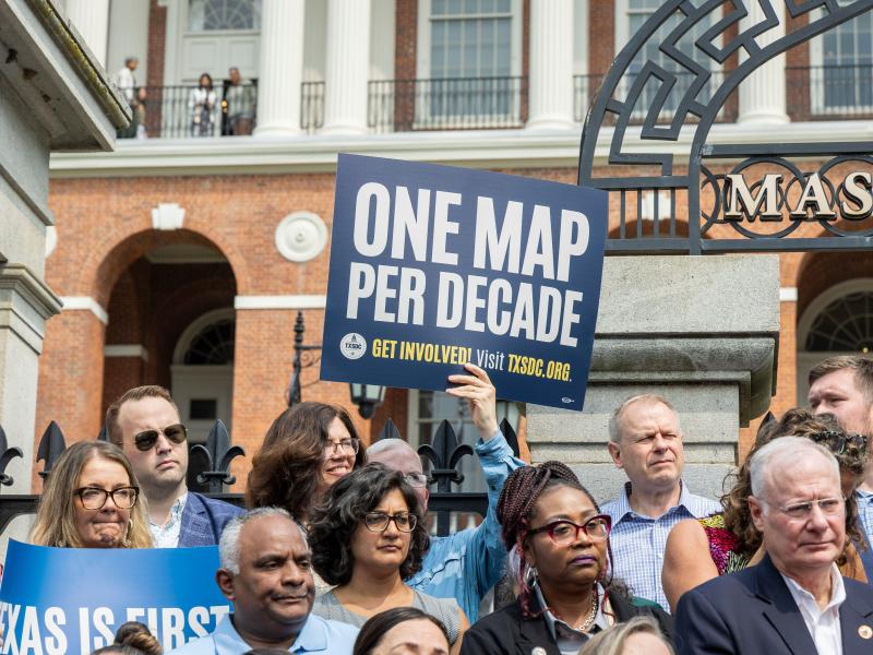 anti-redistricting protest