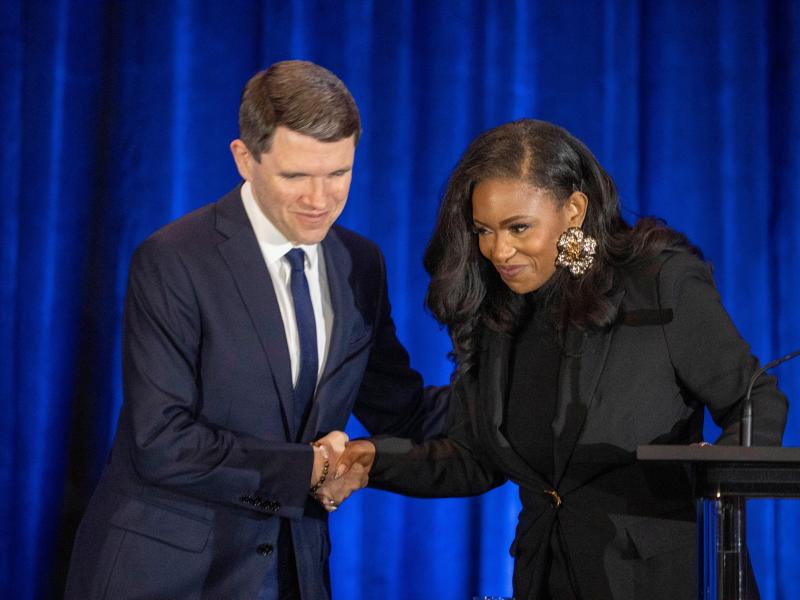 Jasmine Crockett and James Talarico