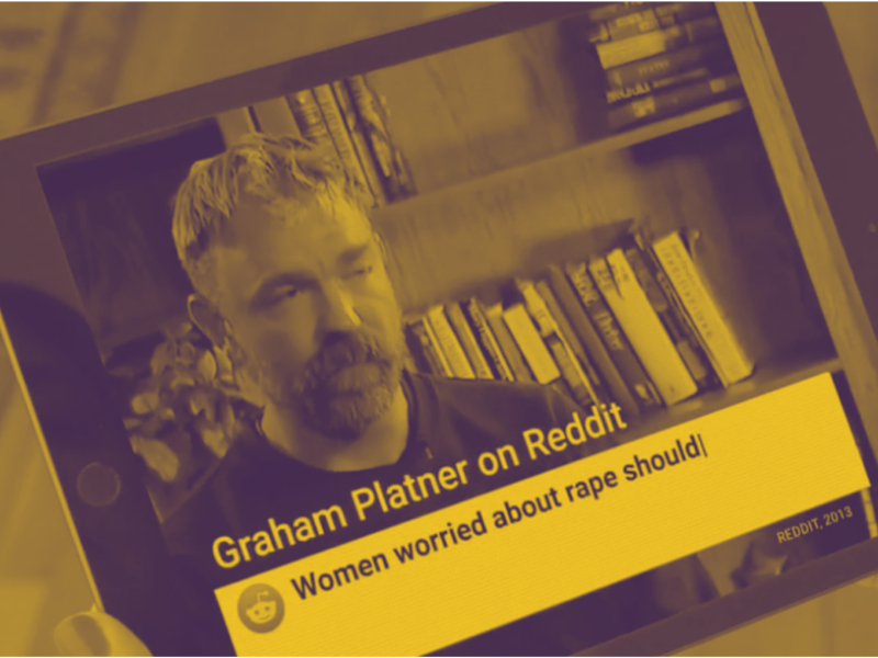Screenshot of anti-Graham Platner ad