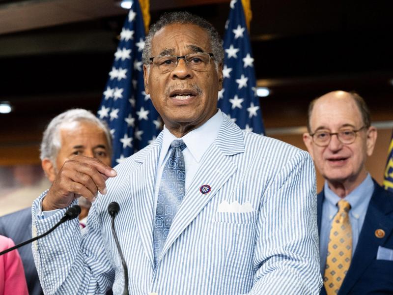 Rep. Emanuel Cleaver speaks on Capitol Hill