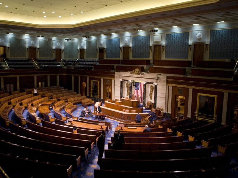 US House chamber interior