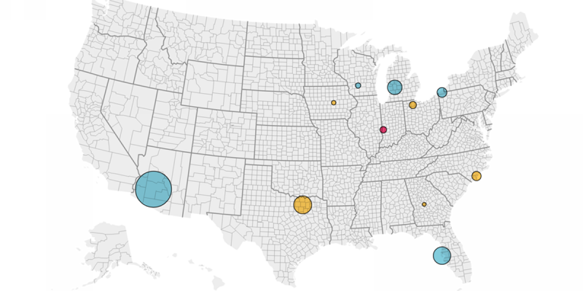 The 10 Bellwether Counties That Show How Trump Is in Serious Trouble