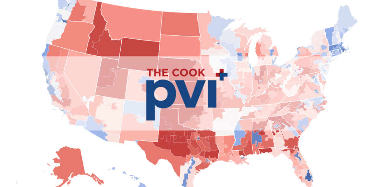 2005 Cook PVI℠: District Map And List (109th Congress) | Cook Political ...