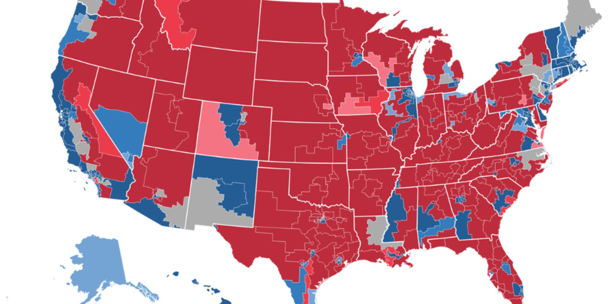 2024 CPR House Race Ratings Map | Cook Political Report